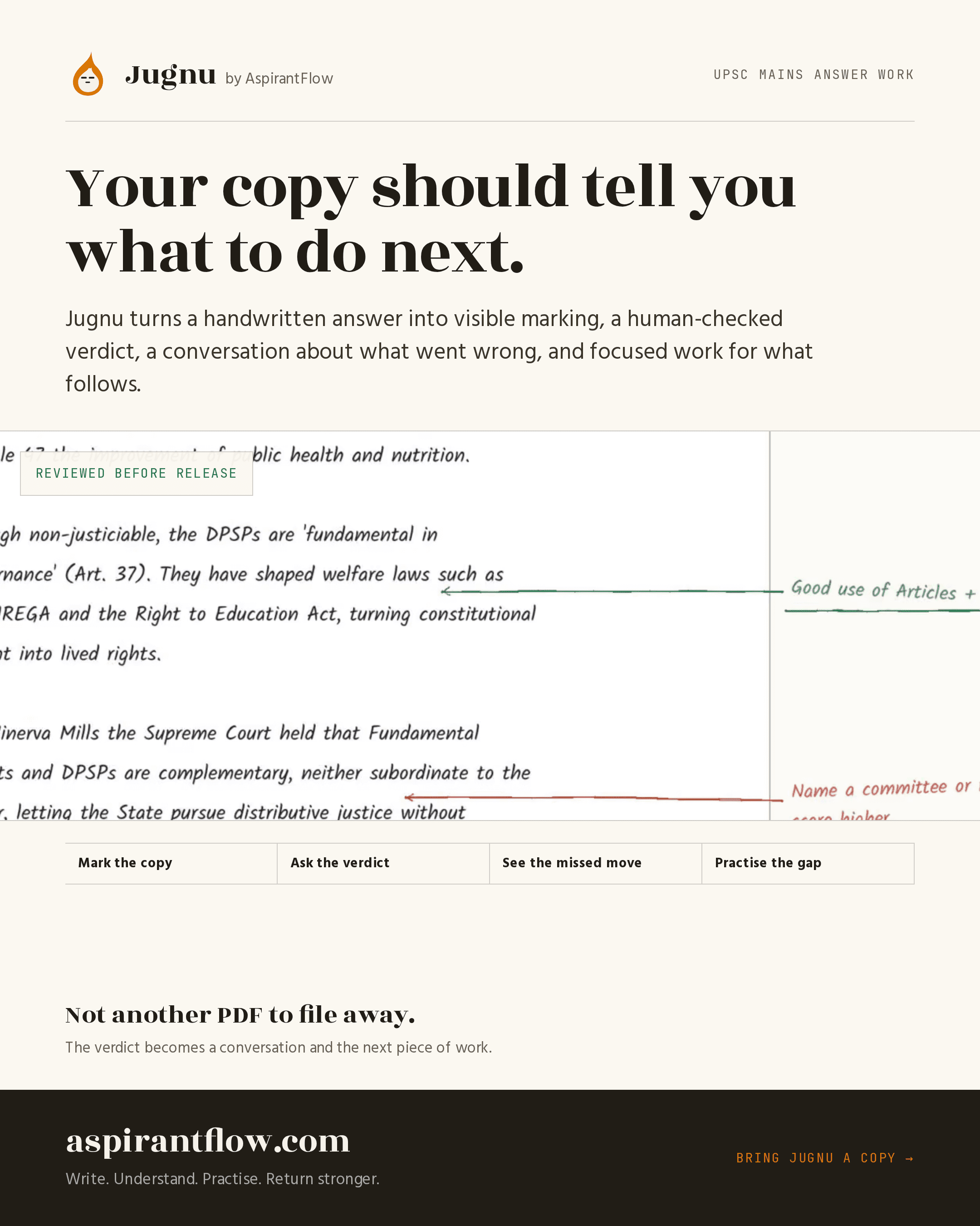 The complete answer journey